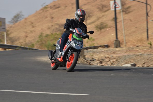 There isn't a better handling scooter than the SR150. It feels like riding a bike