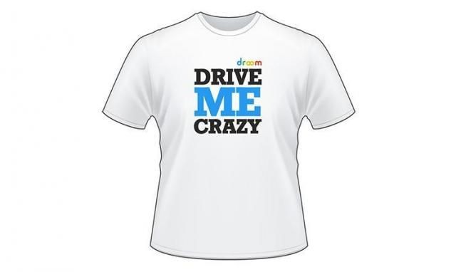 New Droom -Drive Me Crazy T-Shirt – Size – S