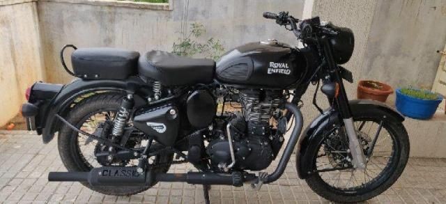 Used Royal Enfield Classic Stealth Black 500cc 2018