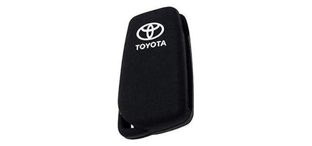New TRAC Silicone Flip Key Cover for Toyota Innova Crysta (for Flip Key only)(Black)