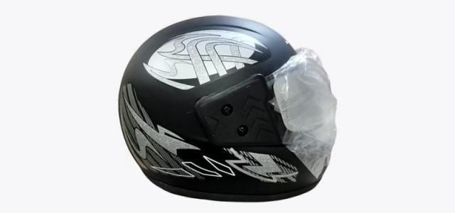 New Black Gio Glossy Matt Helmet