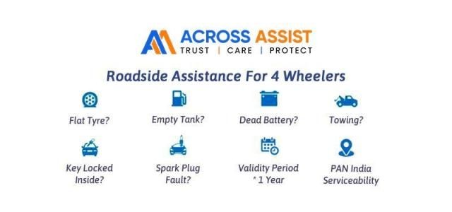 New Road Side Assistance - Basic - 4 Wheeler - Across Assist