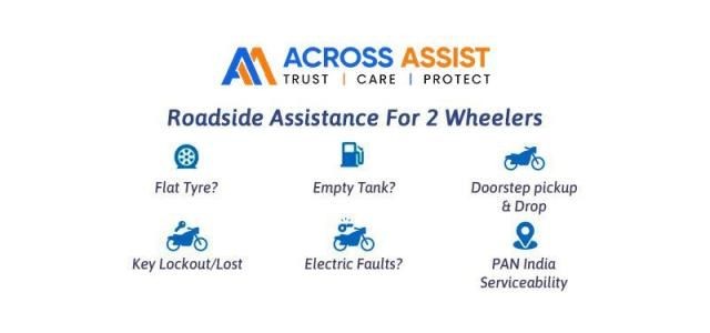 New Road Side Assistance - Basic - Two Wheeler - Across Assist