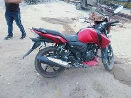 TVS Apache RTR 160cc Matt Red Rear Disc 2018