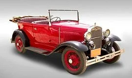 Ford A Model Red 1930