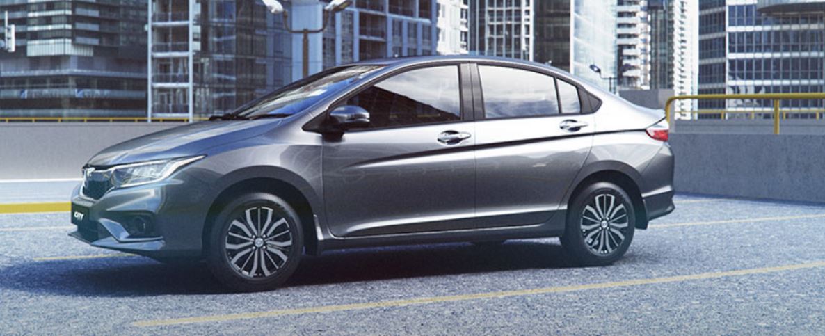 Grey Color Honda City Side Profile