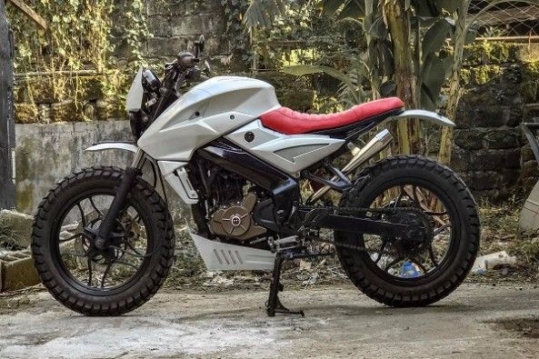 In The Philippines A Design House Transforms A Bajaj Pulsar Ns0 Into A Scrambler Droom Discovery