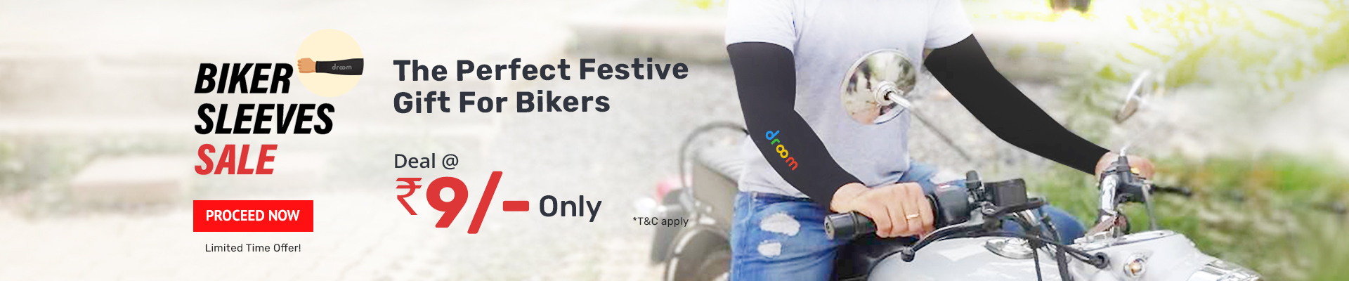 Biker-Sleeves-Sale | Register Now Option | Droom