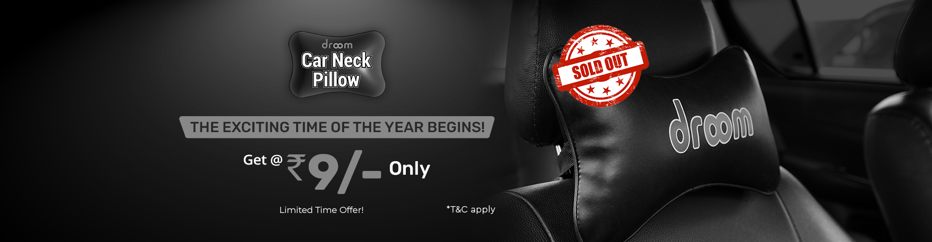 Car Neck Pillow Sale | Register Now Option | Droom
