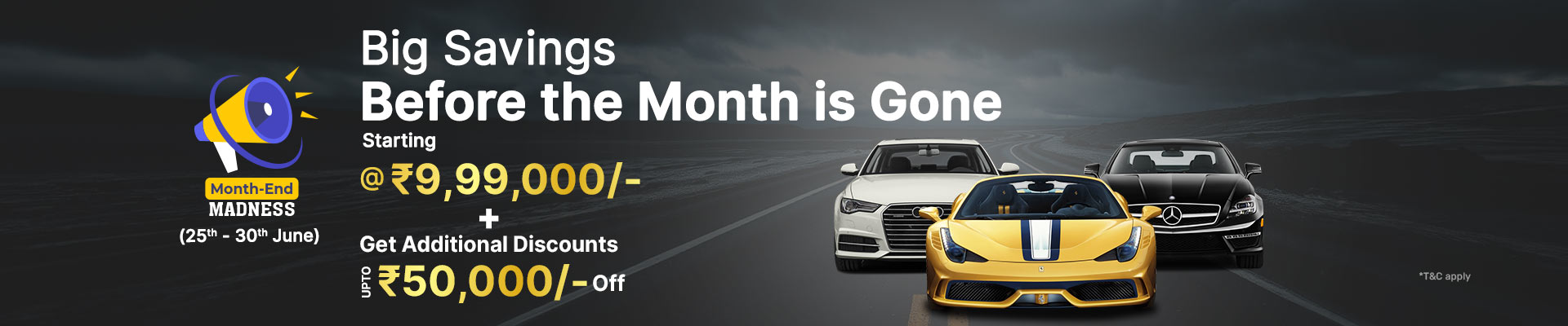 Droom Month End Clearance Sale Banner