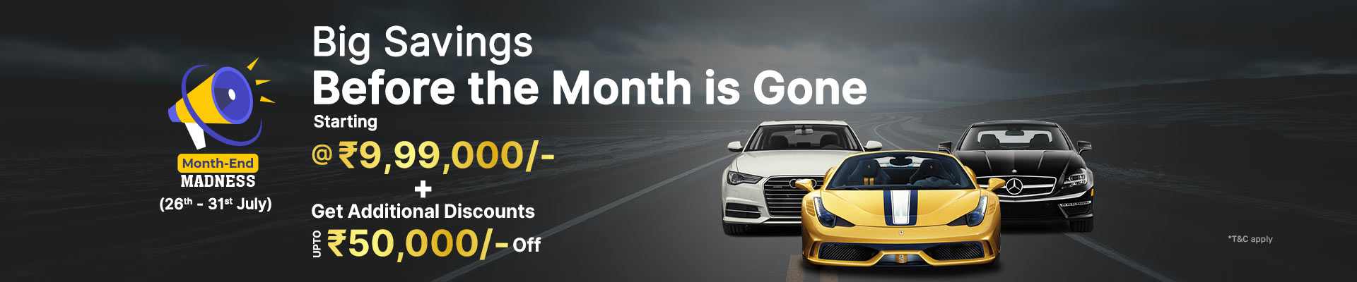 Droom Month End Clearance Sale Banner