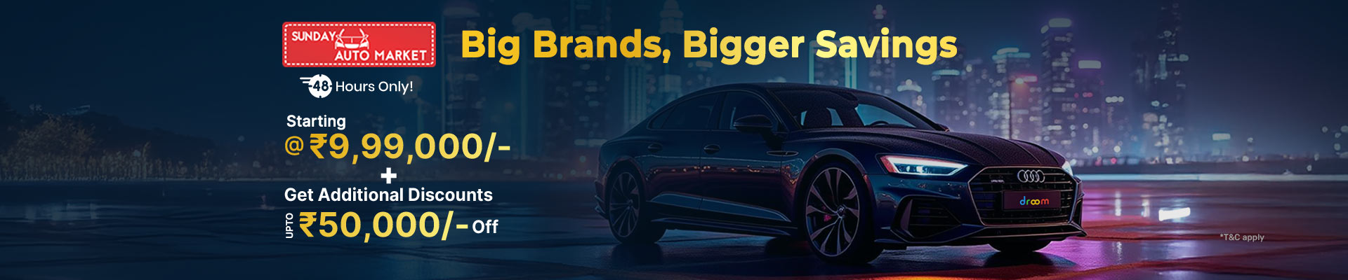 Sunday Auto Market Offer Banner
