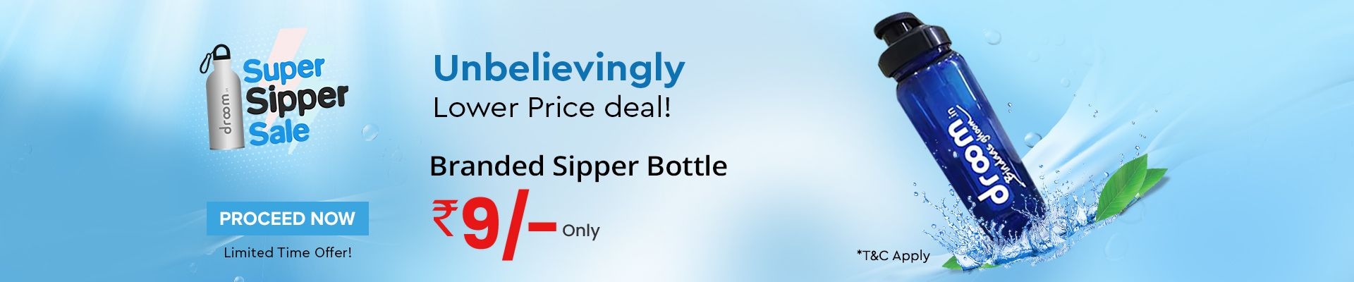 Super Sipper Sale | Register Now Option | Droom