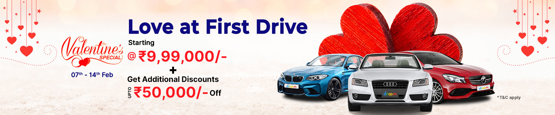 Valentines Day Offer | Droom