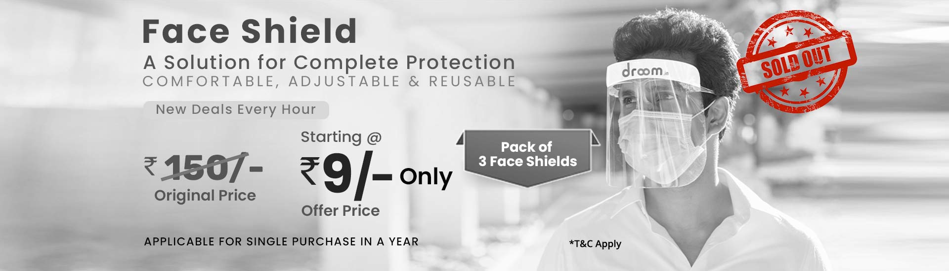 Mask On Virus Gone | Register Now Option | Droom
