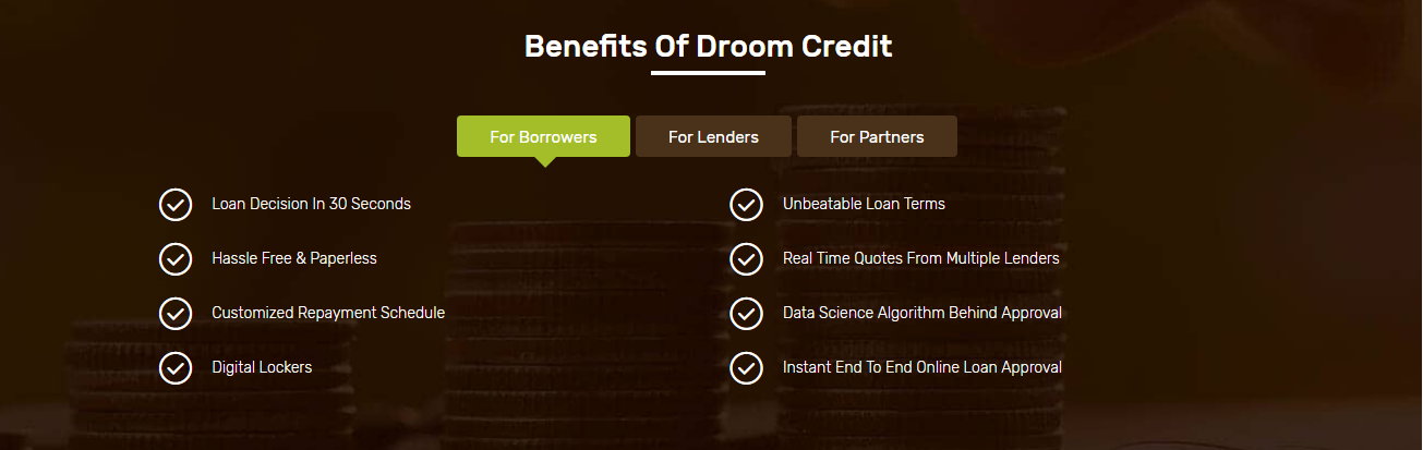 How does Droom Credit works!