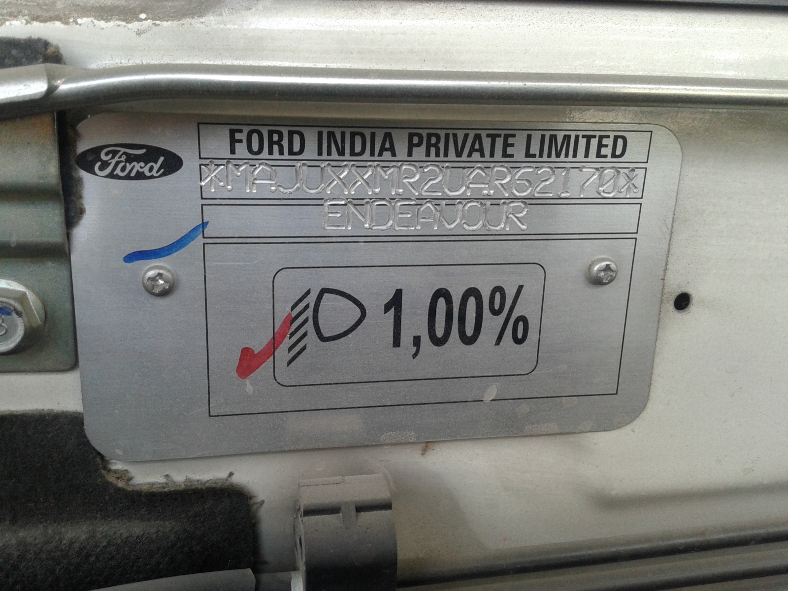 Ford Endeavour 2.5L 4x2 2010