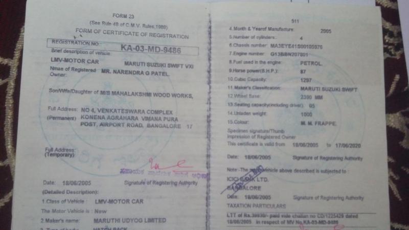 Maruti Suzuki Swift VXi 2005