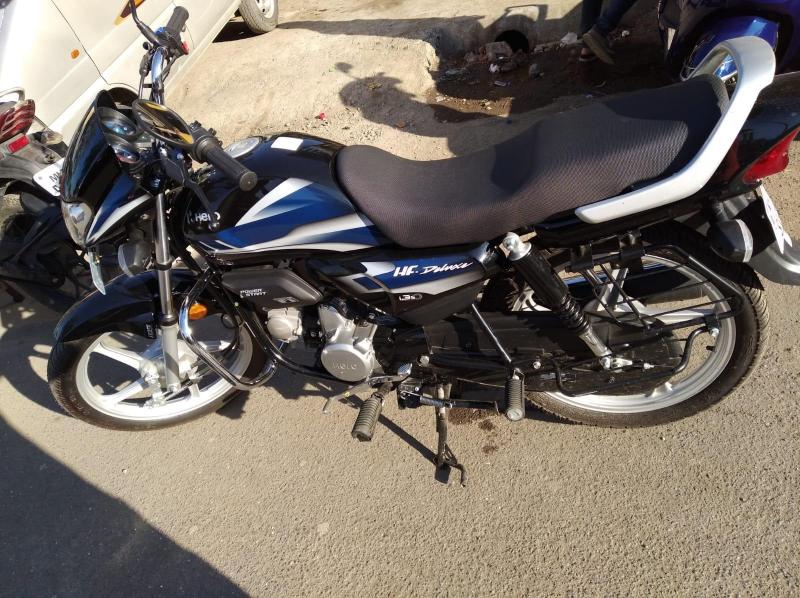 Hero HF Deluxe IBS Self Alloy 100cc BS6 2021