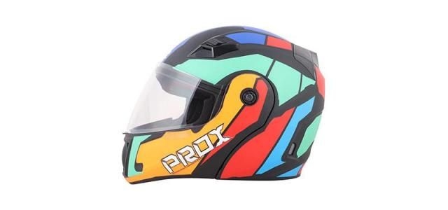 Prox Matt Black Decor Multi Helmet