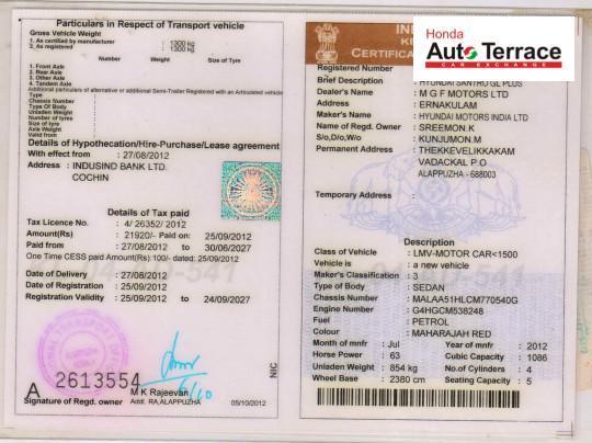 Hyundai Santro Xing GL 2012