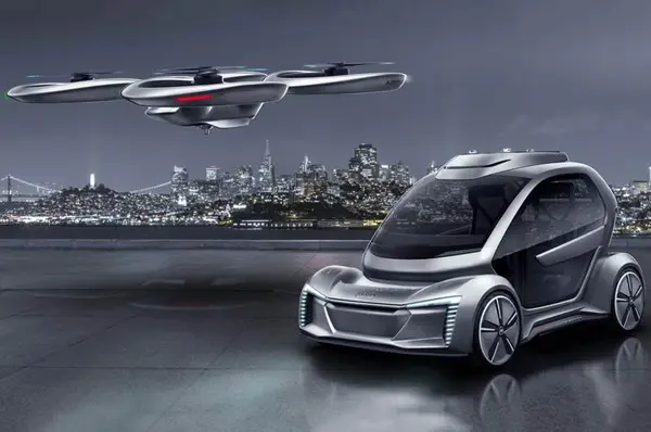 German Chancellor Angela Merkel's said the taxi will be allowed to test on road and in the sky.