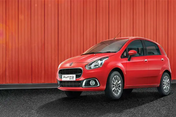Red Color Fiat Punto Evo