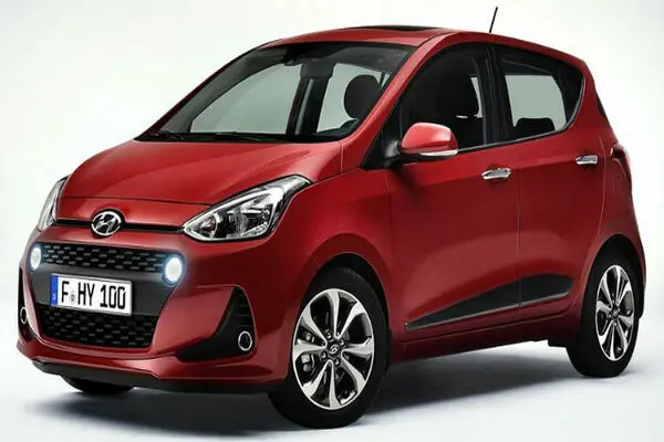 Red Color Hyundai Grand i10 Side Profile