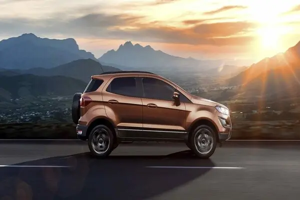Brown Color Ford Ecosport Side Profile