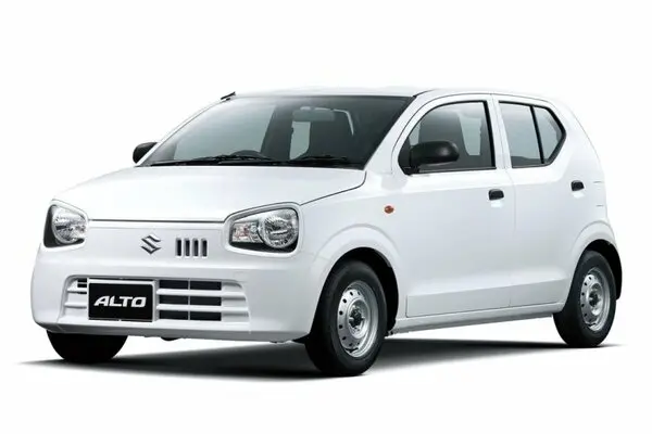 White Color Maruti Suzuki Alto Front Profile