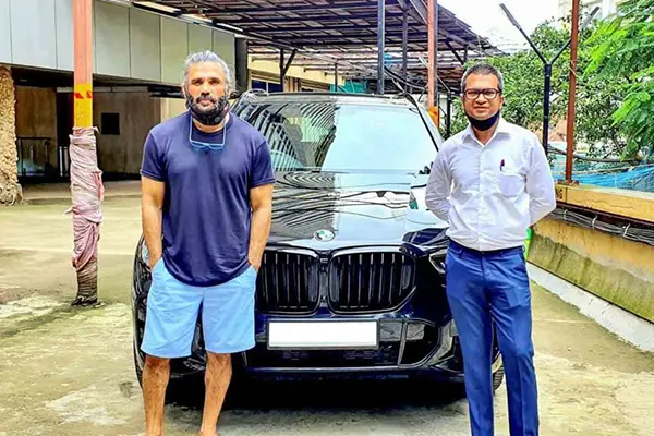 Suniel Shetty With New BMW X5 SUV 