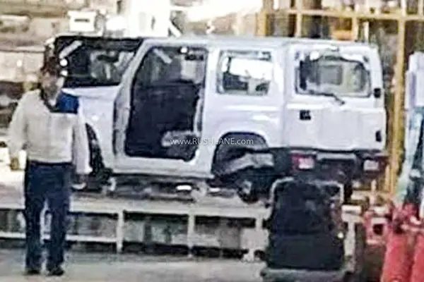 The 3-door Maruti Jimny Production Image