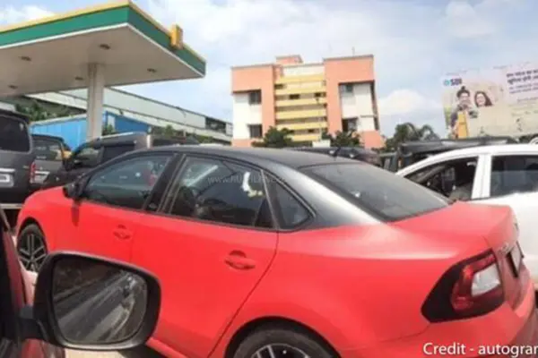 Skoda Rapid CNG Spied