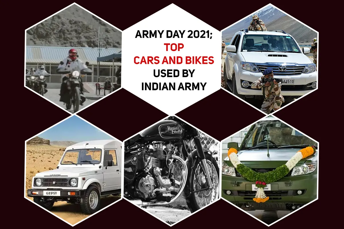  Top Cars & Bikes Used by Indian Army