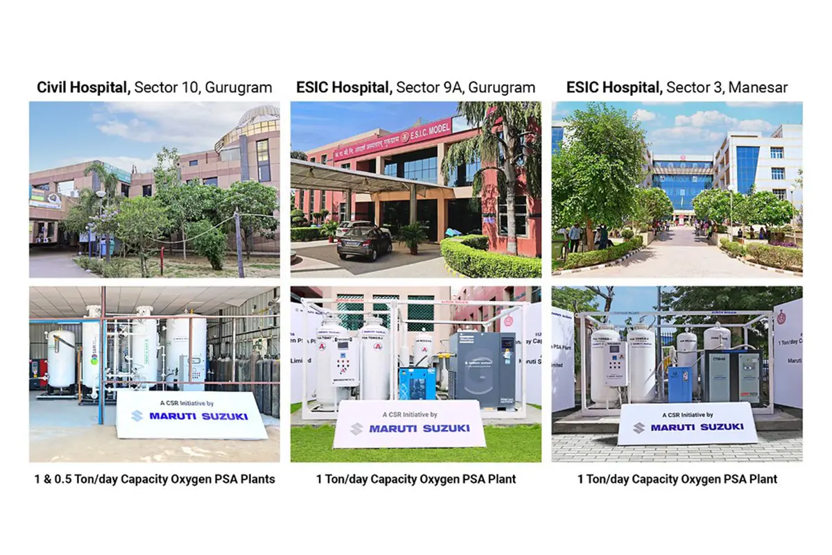 Maruti Suzuki Oxygen Plants 