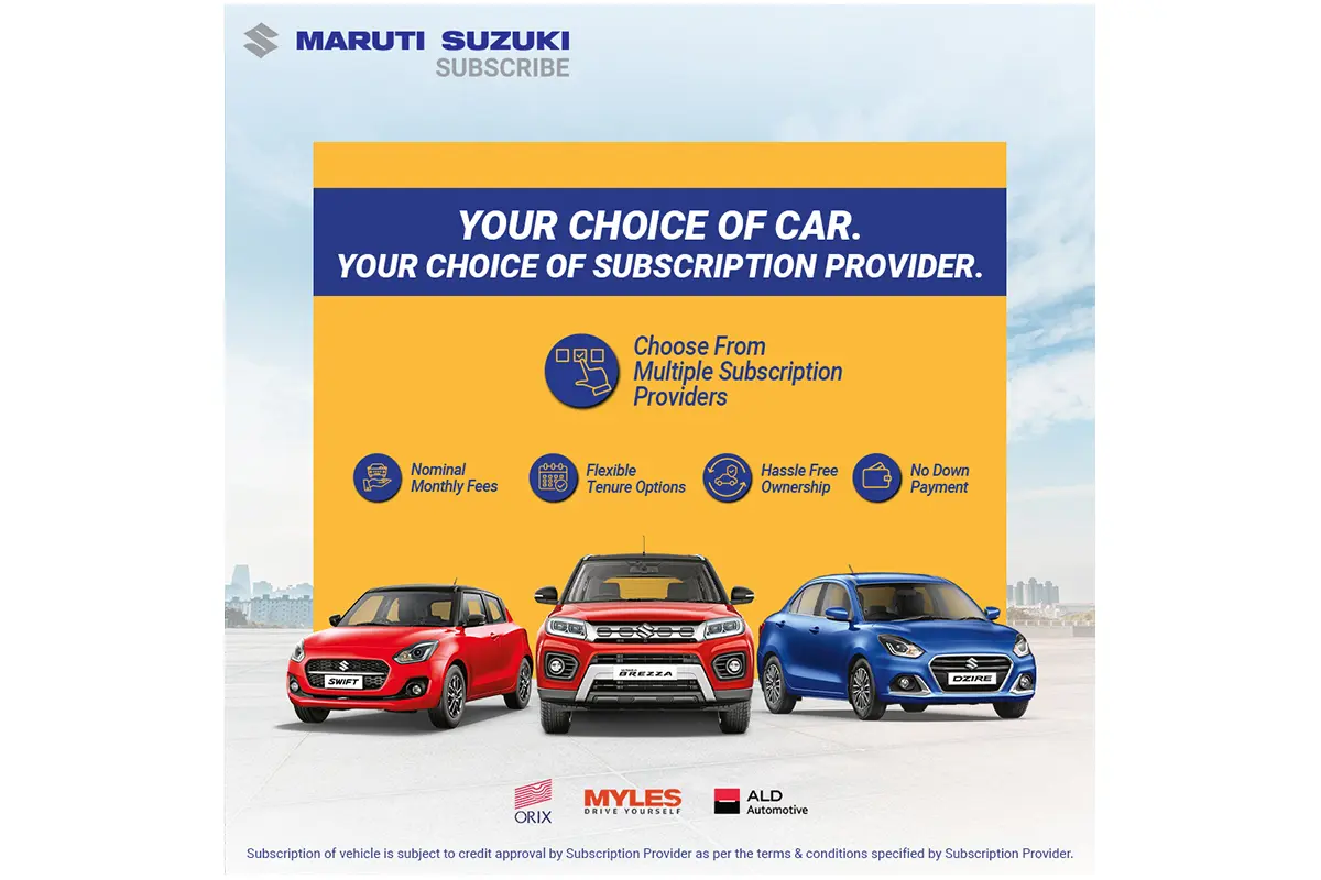 Maruti Suzuki Subscribe