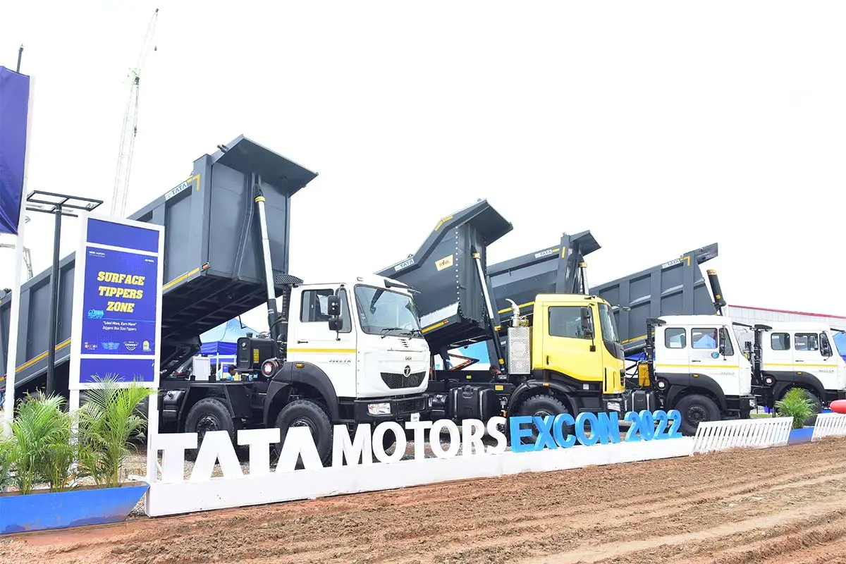 Tata Motors Exhibits Commercial Vehicle
