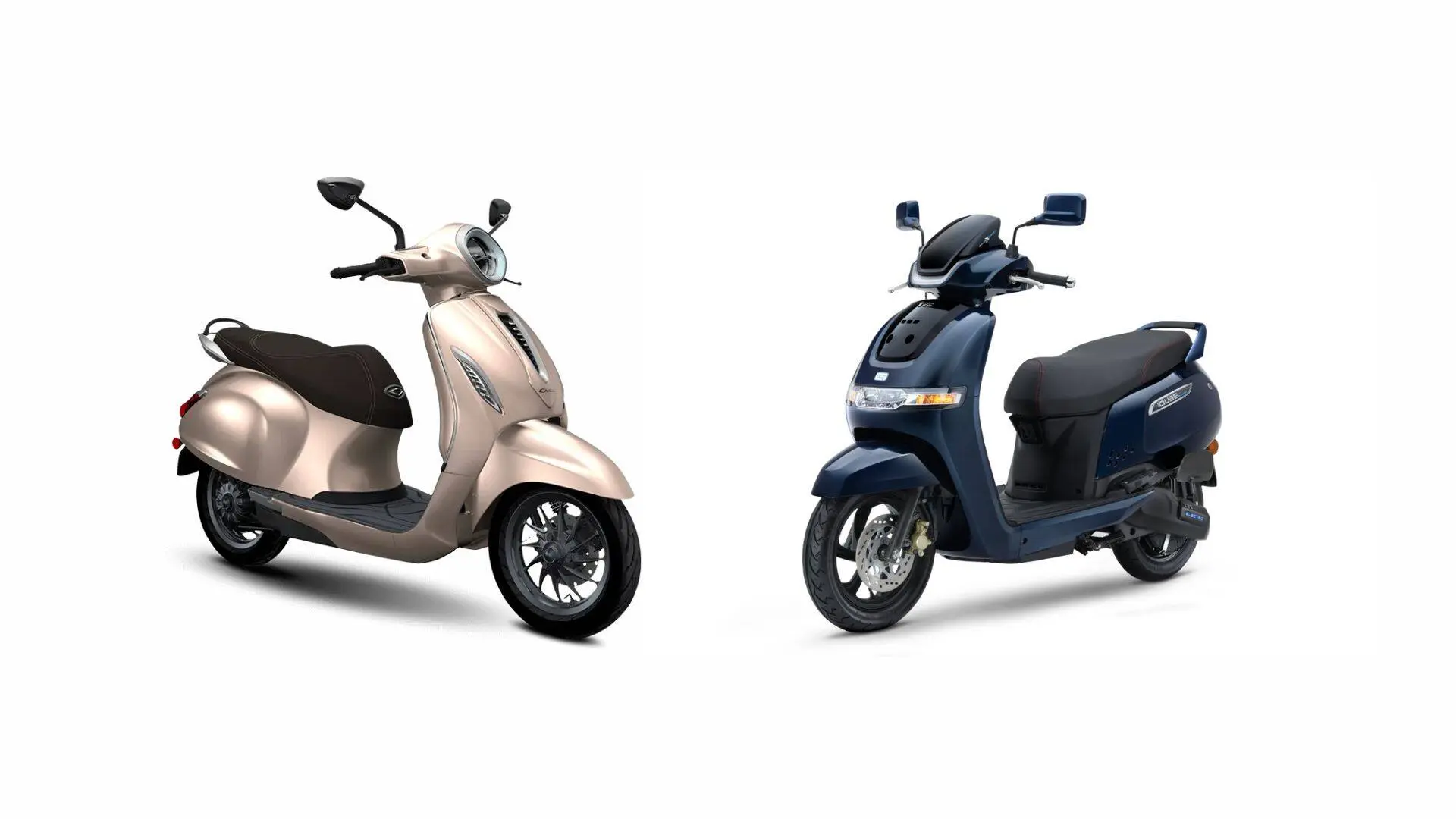 Bajaj Chetak TVS iQube Enters in Top 10 Best Sellers