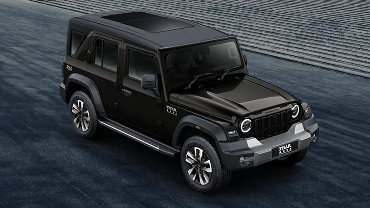 Mahindra Thar Roxx Black Edition 2025 Teased by John Abraham
