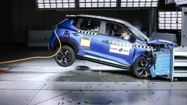 nissan magnite scores 5 stars in GNCAP