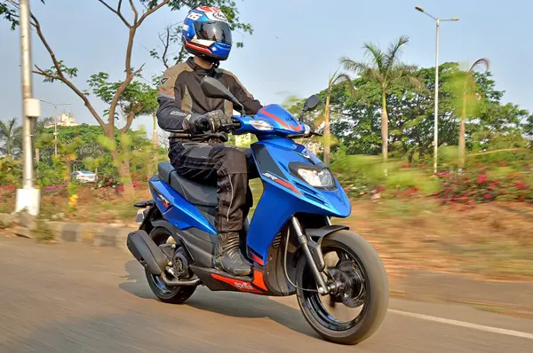 The SR125 still feels harsh.