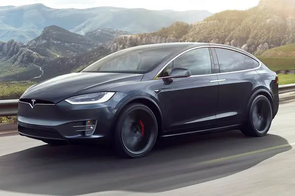 The Model X looks like a large hatchback.