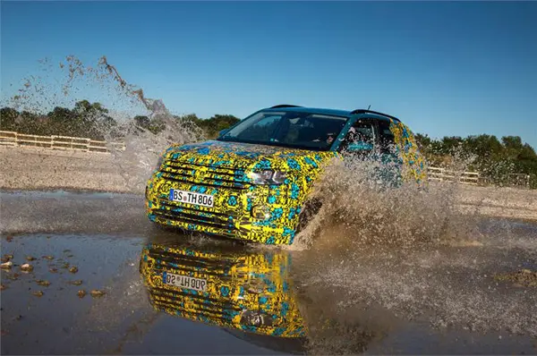 Here's the VW making a splash.