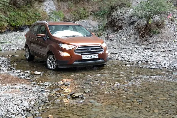 Copper Color Ford EcoSport Front Profile