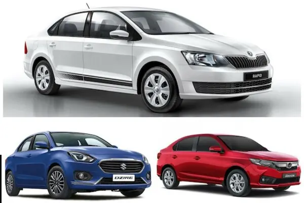 Skoda Rapid vs Maruti Suzuki Dzire vs Honda Amaze
