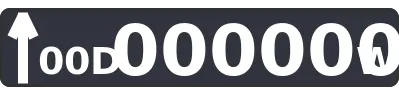 Arrow Number Plate