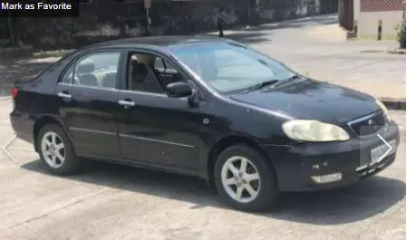 Toyota Corolla 1.8E 2004