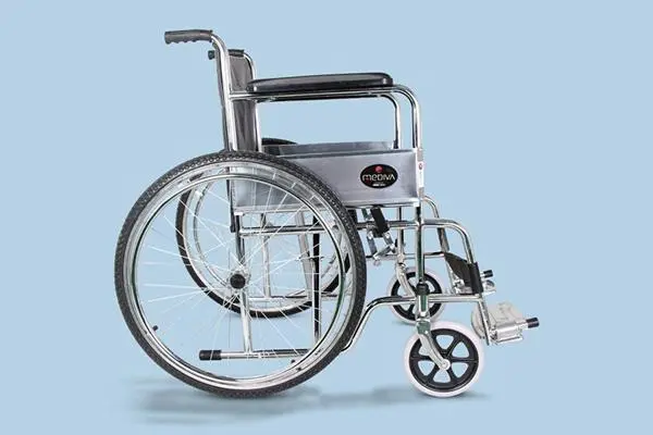 Mediva Chrome Wheelchair MHL1002
