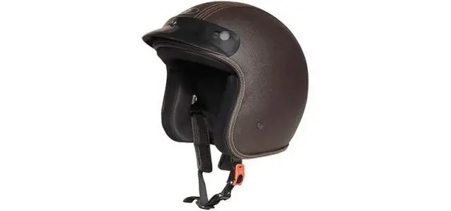 Star Leather With Sunpeak Brown Helmet