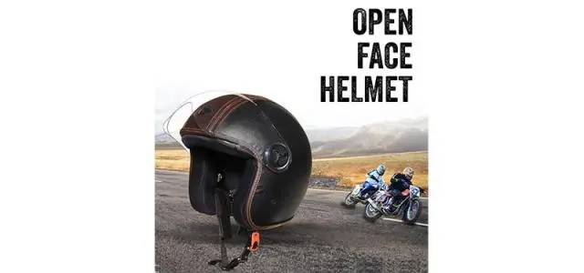 Star Leather With Visor Dual Tone Helmet